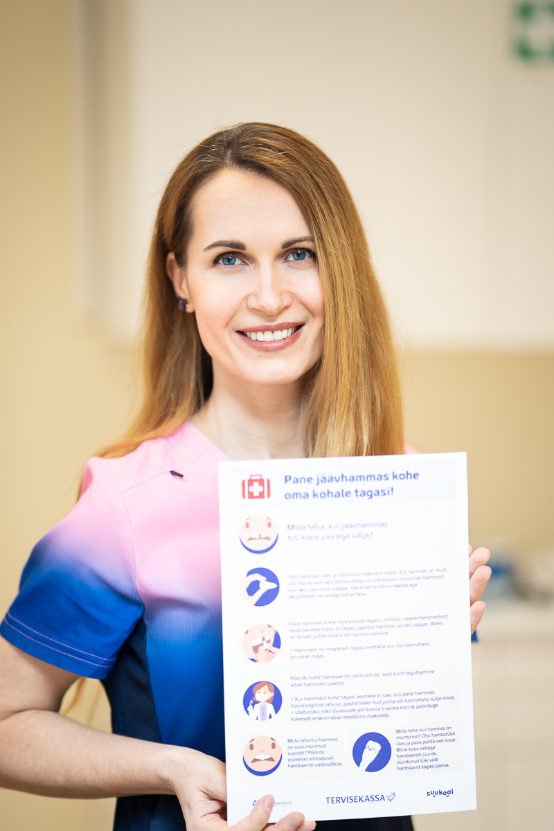 Hambaarst dr. Anna Firsova aitab Sind hambatraumadega
